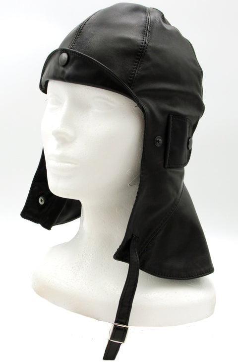 Fliegerkappe Schwarz