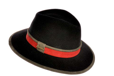 Hutkönig Meisterstück aus dem Playboy · Fashion Edition in Schwarz - Rot