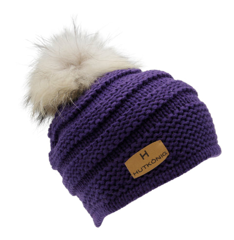 Modell Melissa Lila mit Schal
