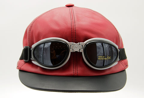 Oldtimer-Cap Rot
