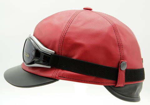 Oldtimer-Cap Rot