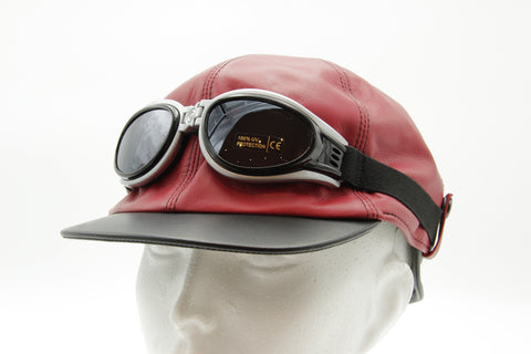 Oldtimer-Cap Rot