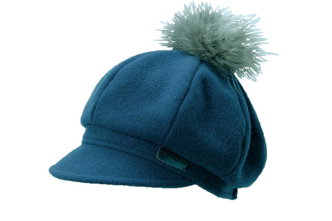 Pelzbommel Schildmütze II in Petrol