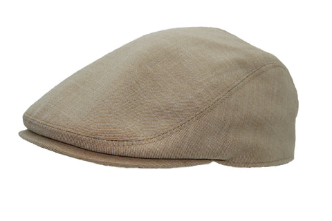 Schlägerkappe / Schildmütze Beige