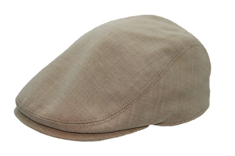 Schlägerkappe / Schildmütze Beige