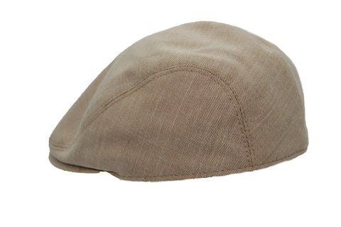 Schlägerkappe / Schildmütze Beige